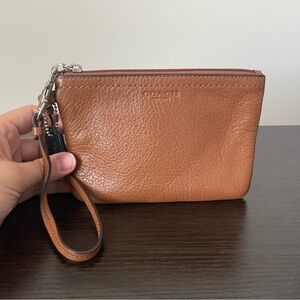 Brown Coach Wristlet